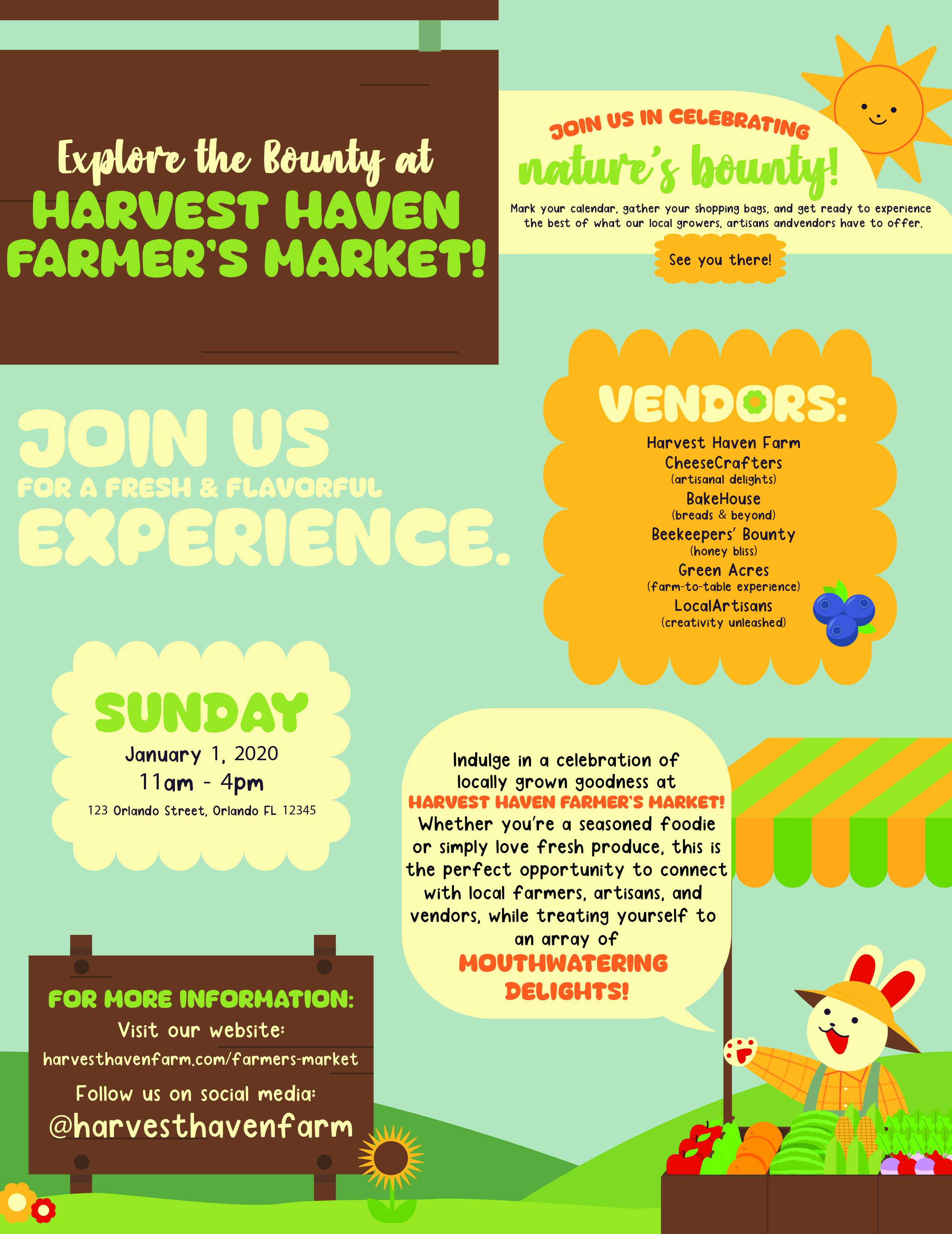 farmers market poster